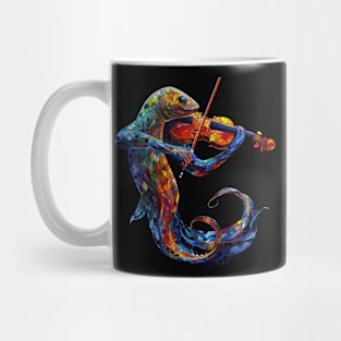 Eel Playing Violin Mug